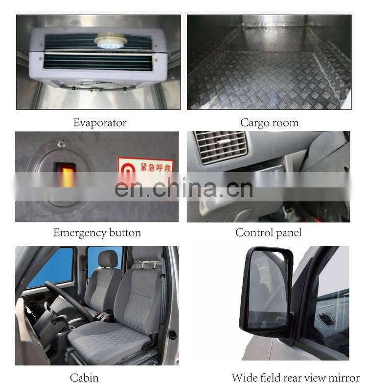 Wuling 5CBM mini ice cream cold room van refrigeration chiller truck