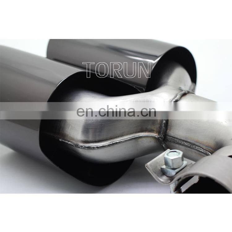 Hot sale high quality Universal exhaust tips for porsche 18 Cayenne Hybrid Mirror Polish