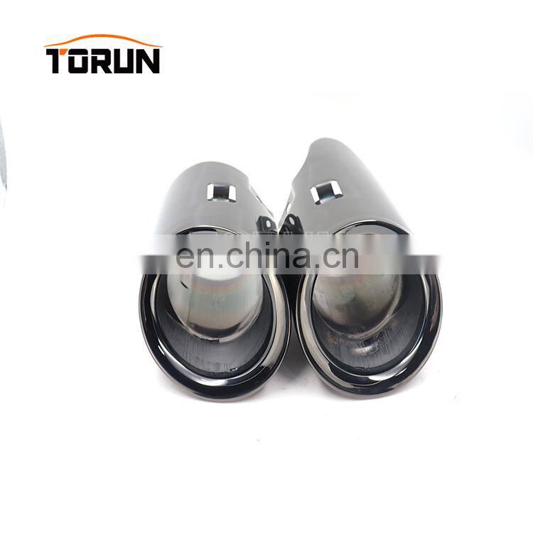 High performance exhaust pipe for porsche macan cayenne macan 3.0 chroming black