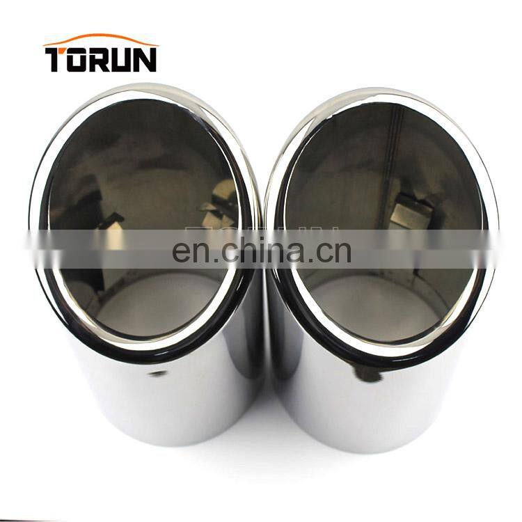 New style Universal exhaust muffler for audi Q7 Mirror polish