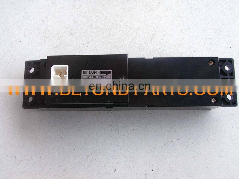 Kobelco air conditioner control panel for excavator SK200-6 YN20M01299P1