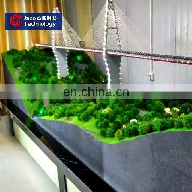 Building drawing civil engineering bridge model project 3d