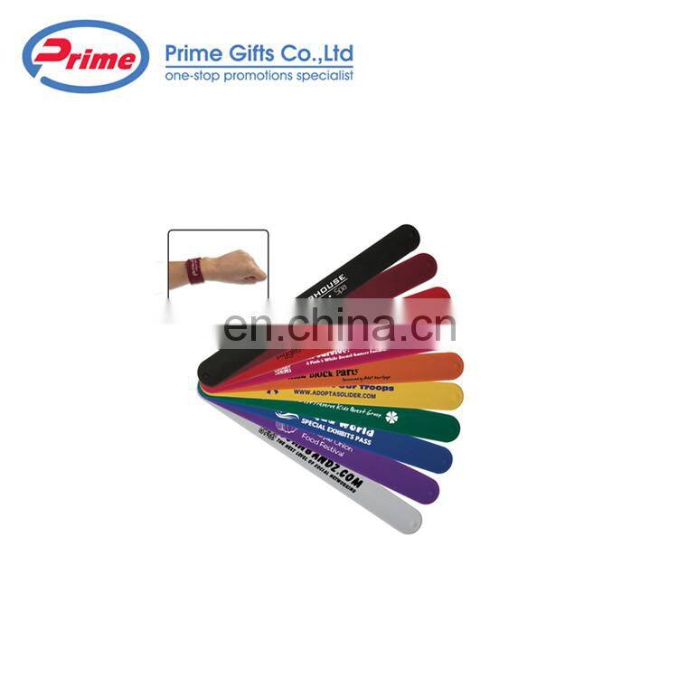 Wholesale Cheap Silicone Sport Custom Slap Bracelet
