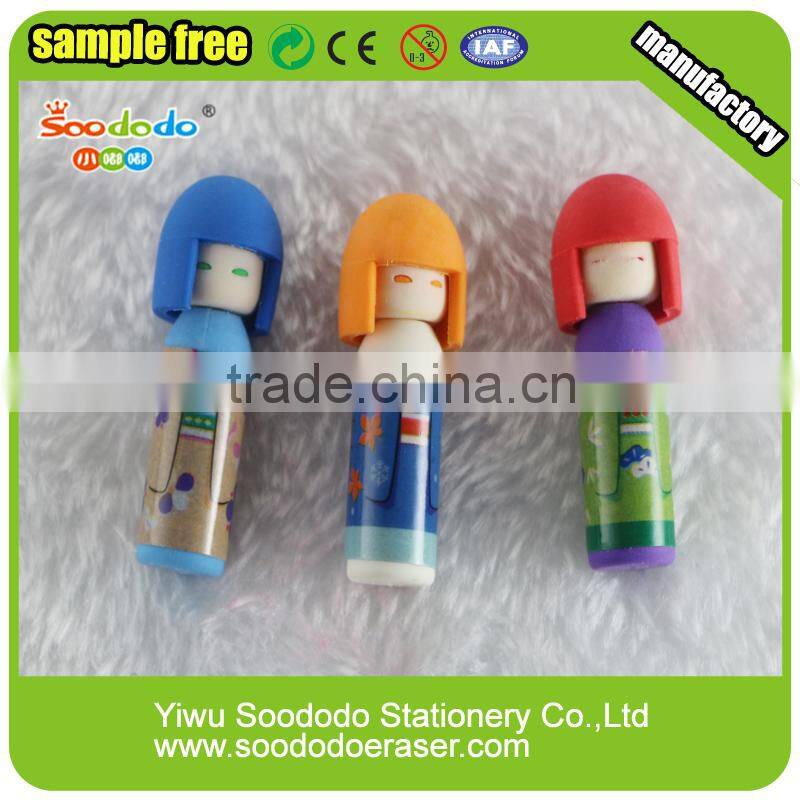 Japanese baby shaped Erasers For Promotional Various Stationery Kids Children Toy