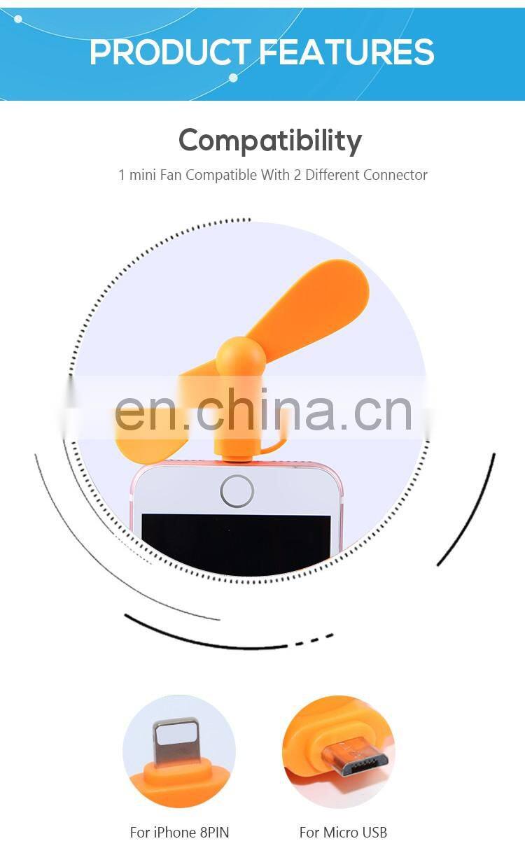 Mini USB C Phone Smartphone Mobile Android Selfie Fan