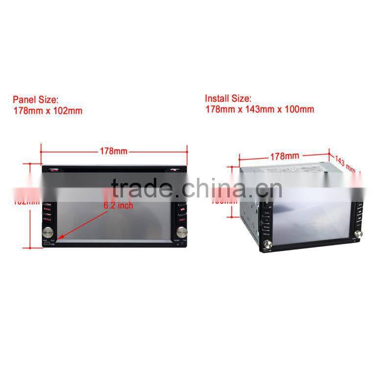 OEM DOUBLE DIN CAR DVD PLAYER FOR HONDA CITY ODYSSEY CRV FIT EVERUS TOUCH SCREEN ANDROID4.4 CAR GPS WIFI BT,SWC,USB,SD,AUX,3G OP