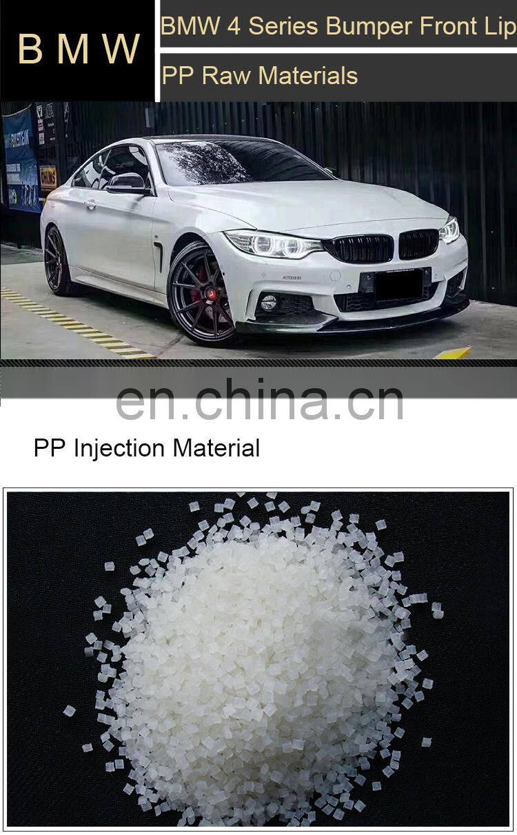 Runde Front Bumper Lip 2013-2020 For BMW 4 Series F32 Car Parts PP Material HighQuality Product