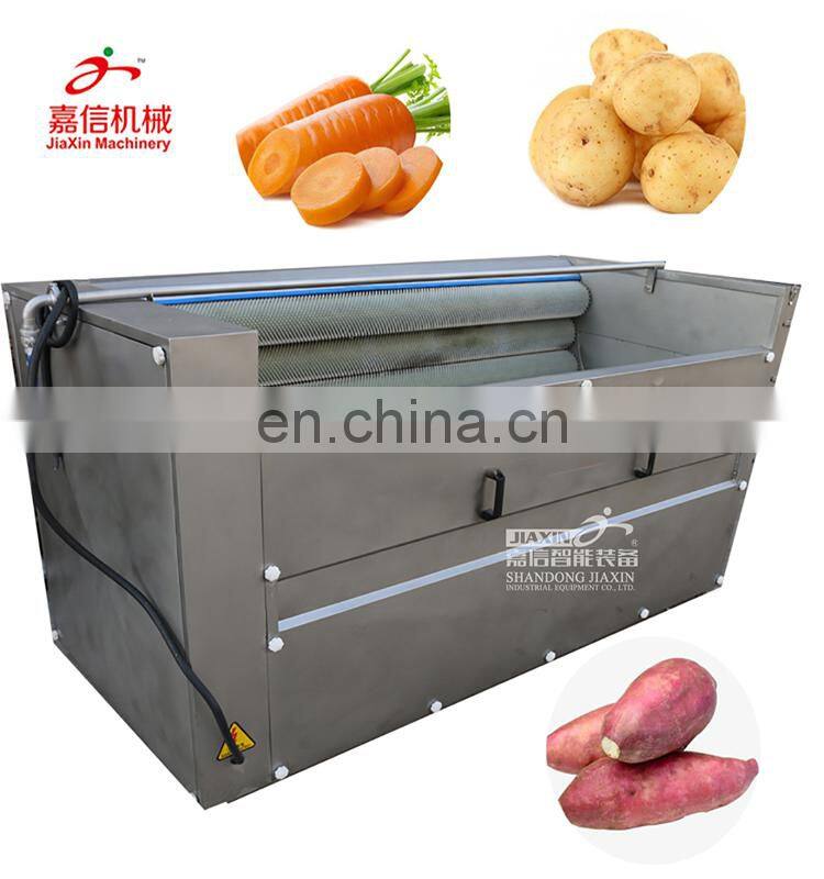 Potato brush peeling machinery