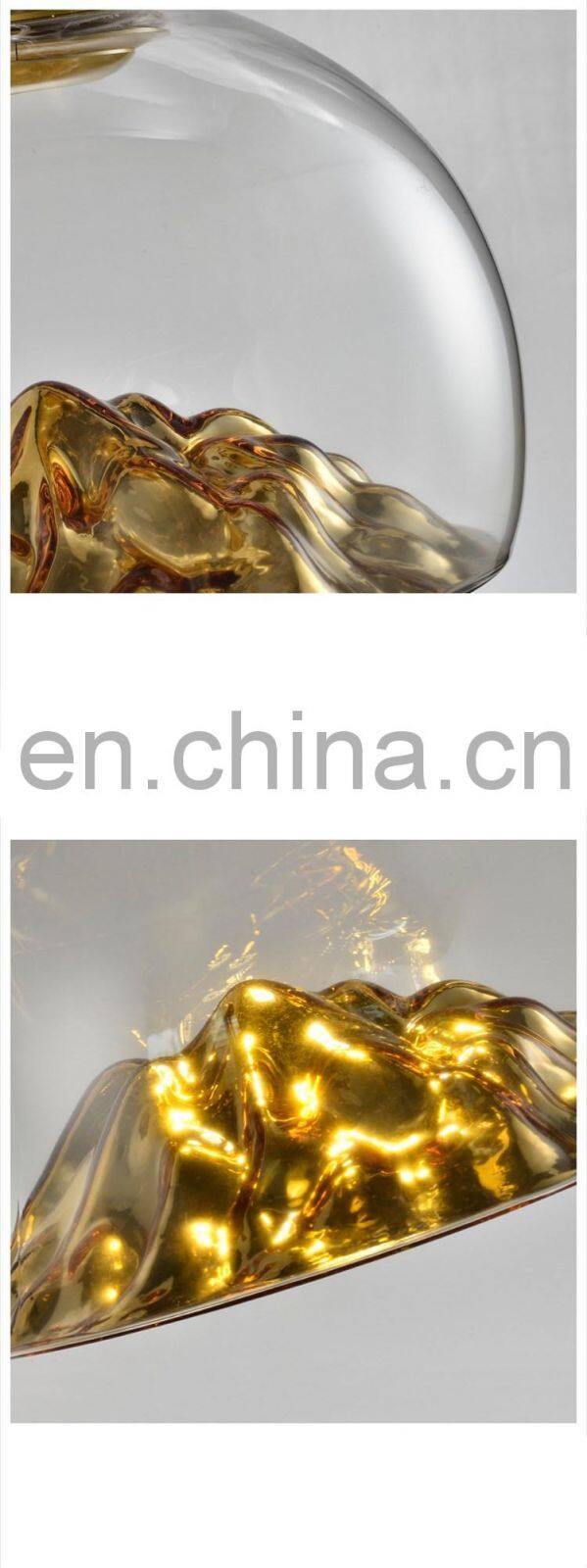 Home Hotel Hanging Lighting Glass Pendant Lights Modern Art LED Chandelier Light