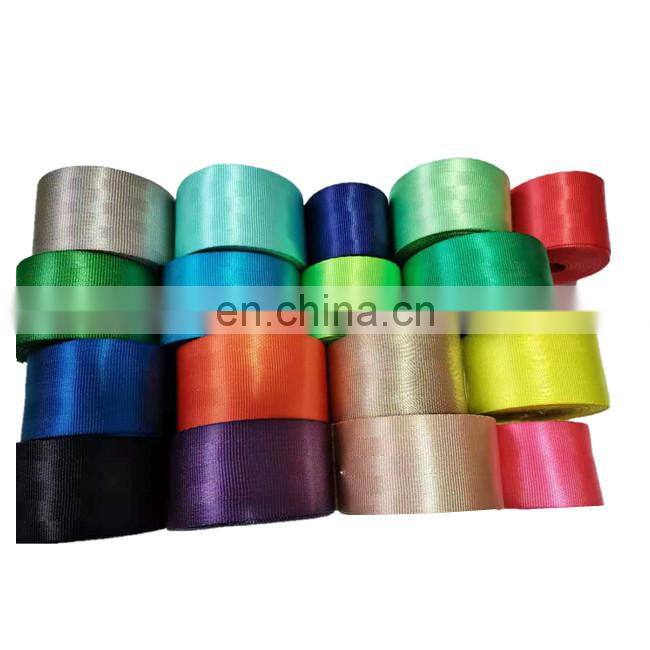 Universal OEM Custom 47mm High Strength Polyester Safety Webbing Strap Tape for Car Seat Belt