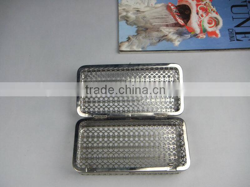 6.5 inch Reticular gift box frame cosmetic bag