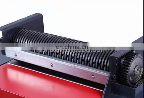 factory supply High quality industrial paper double shaft shredder waste corrugated cardboard box shredder machine