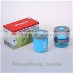 Double layer round plastic vegetable basin with strip lid