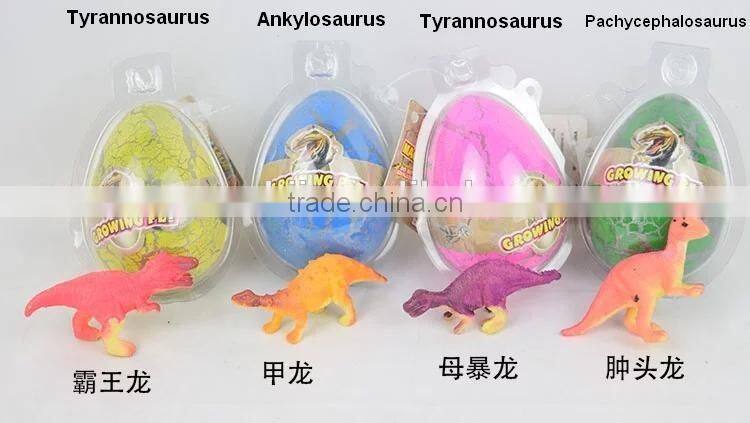 Promotional colorful yuhua stone plastic dinosaur puzzle in jurassic egg