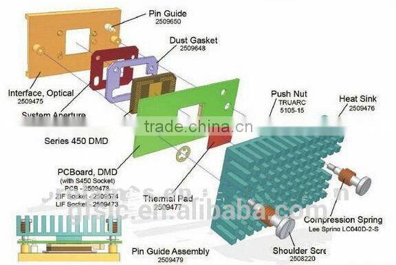 1280-6038B 1280-6039B projectors dmd chip