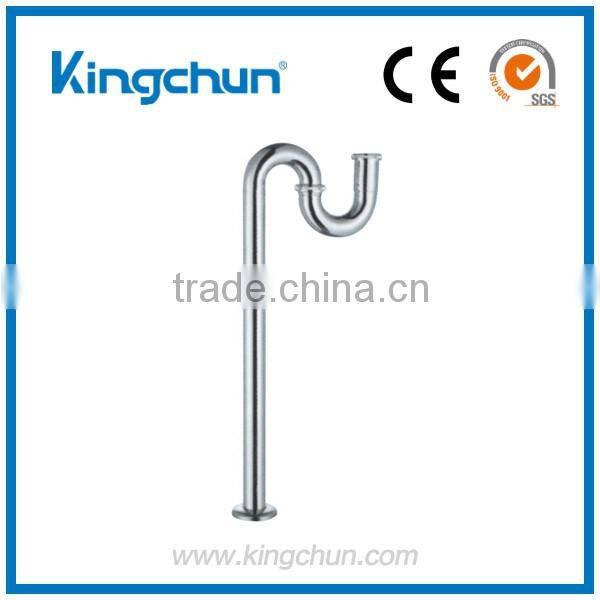 Decorative 1 1/4" Inch Kitchen S-Trap Chrome Plated Brass Trap Sink Basin S-Trap