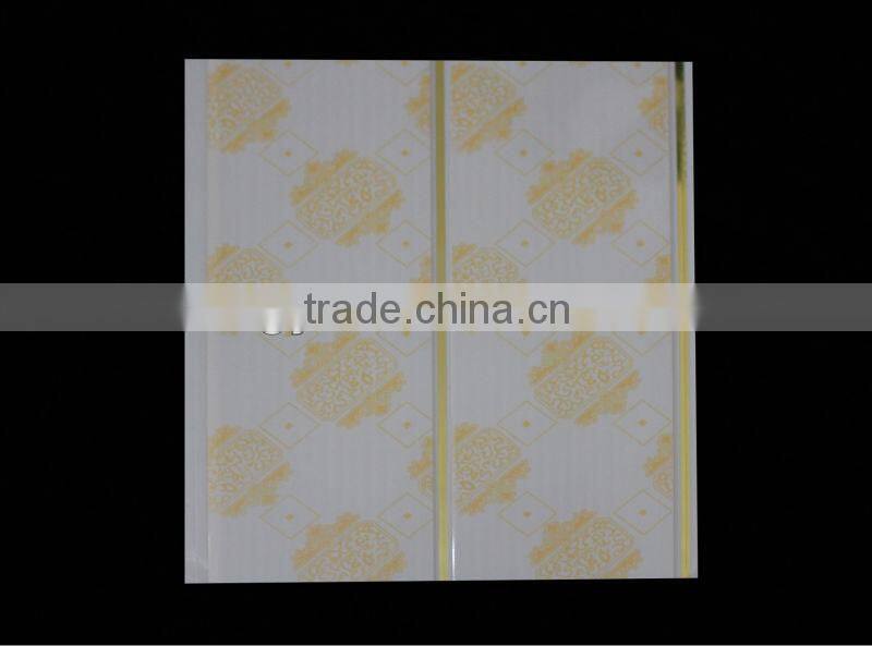 Waterproof & Fireproof PVC ceiling Panel for Interior Decoration&2015 pop patern in India and Russia