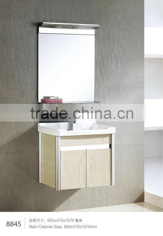 Modern wall mount country style new waterproof rv bathroom cabinet