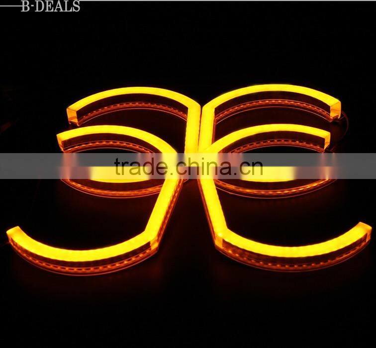 Xenon Headlight Switchback LED Angel Eyes Halo Rings Kit For BMW E90 E92 E93 M3 F30