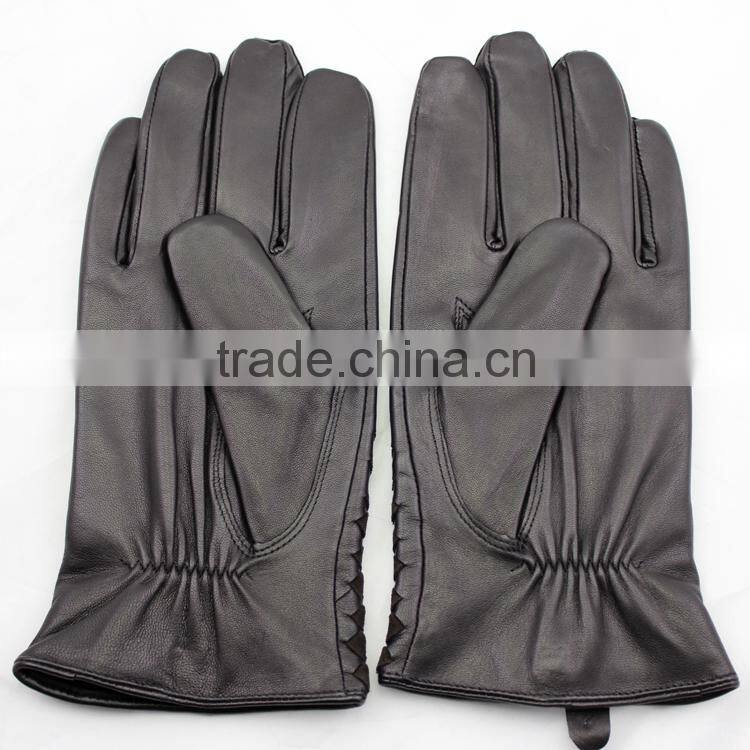 men fashion leather gloves