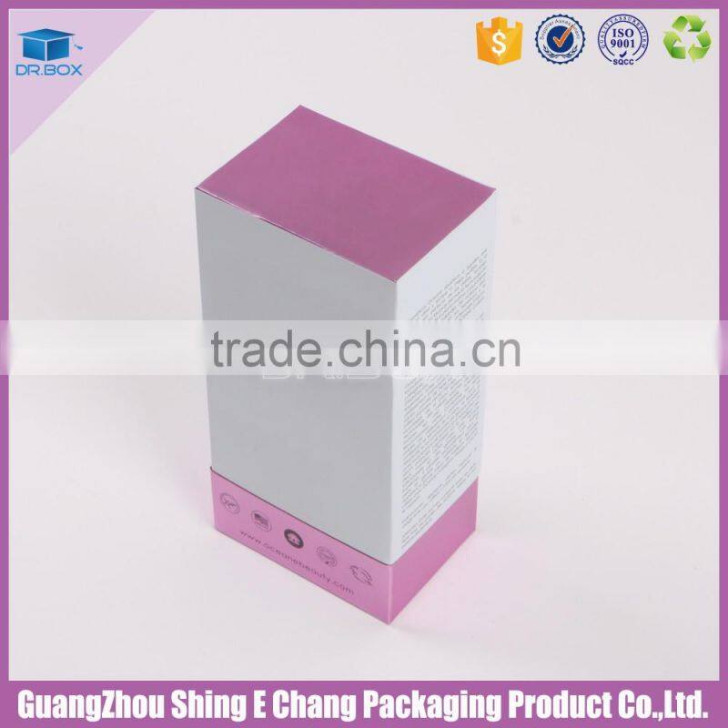 China manufacturer recyclable cosmetic packaging box with cork base