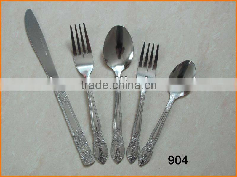 904 stainless steel cutlery set