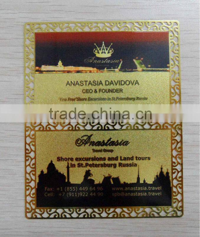 Metal Buddha card and Business card