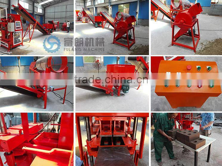 FL2-10 best selling automatic clay brick machine in Brazil