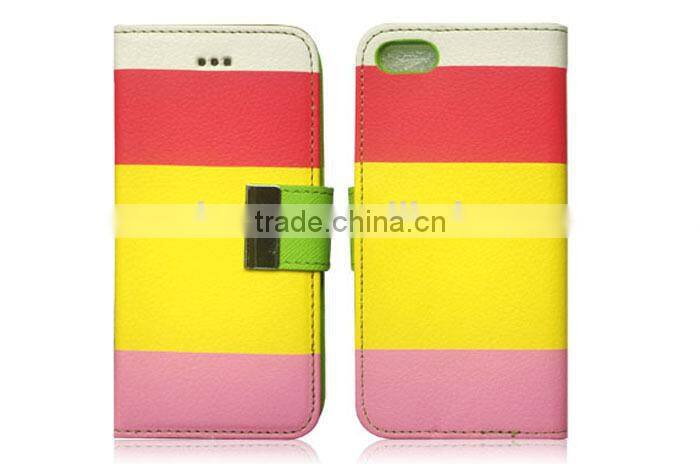 Cell Phone Print Leather Case For Moto G 2nd Generation