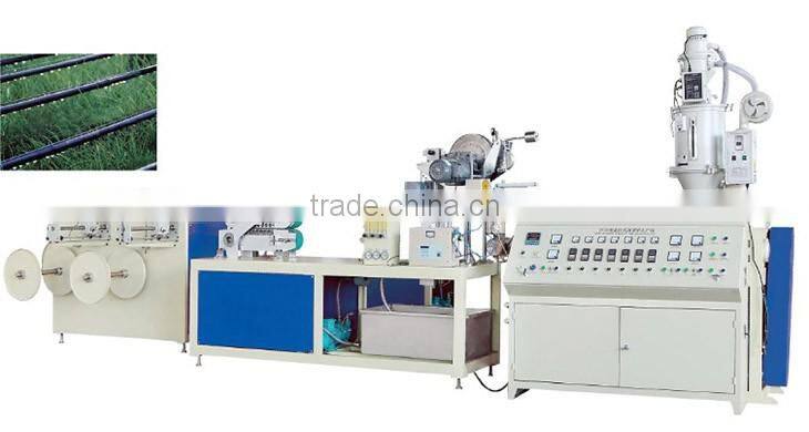 PE labyrinth type tape drip irrigation tape/pipe making machine