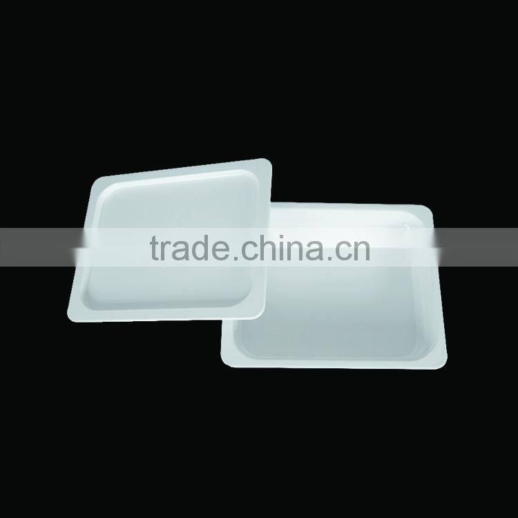 White melamine deep plate