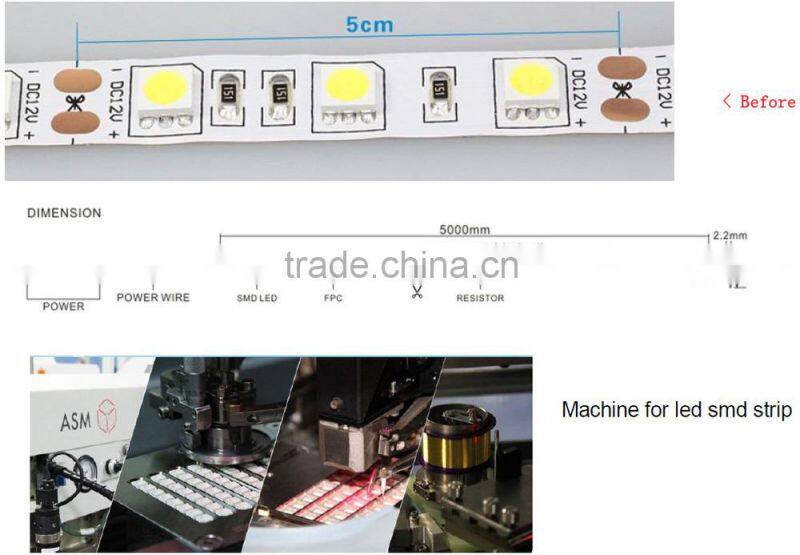 led flexible strip light 14.4watt