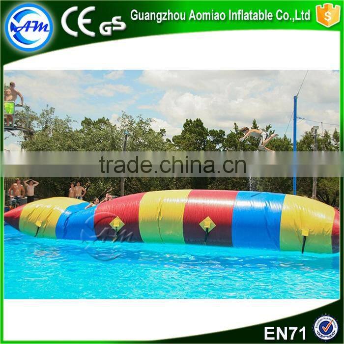 New design CE pvc inflatable pillow,inflatable water blob for sale
