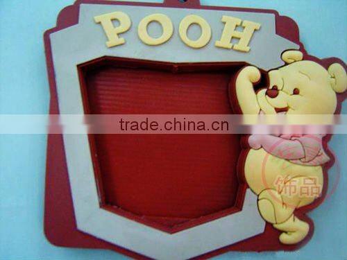 2016 rubber pvc magic photo frame
