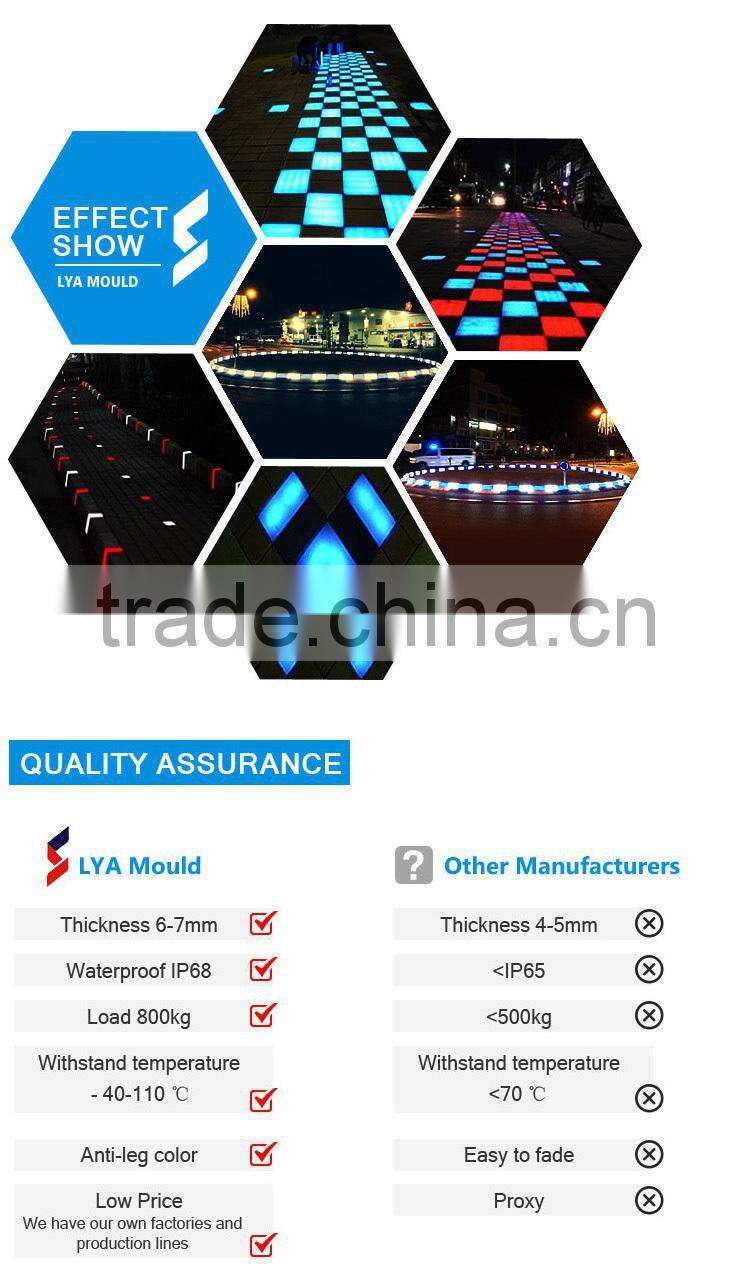 road side pavement led Pavement Curbs led parking curb stone