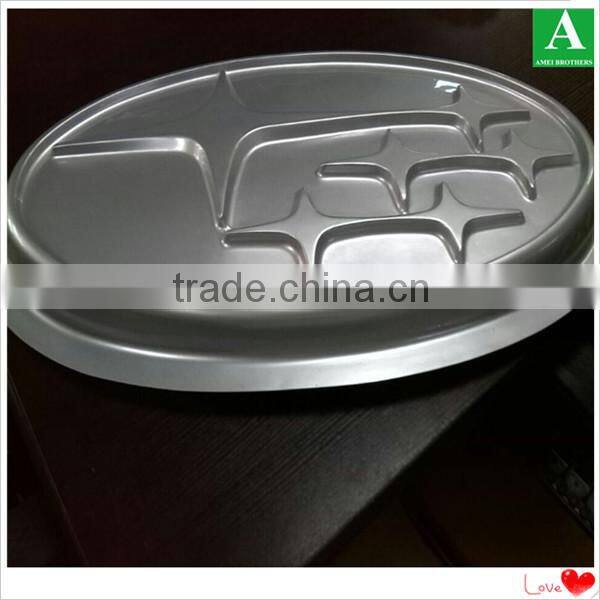 Custom shape PMMA vacuum froming round plastic light box