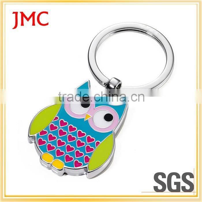 Wholesale cheap pizza shape custom plastic resin keychain for souvenir gift
