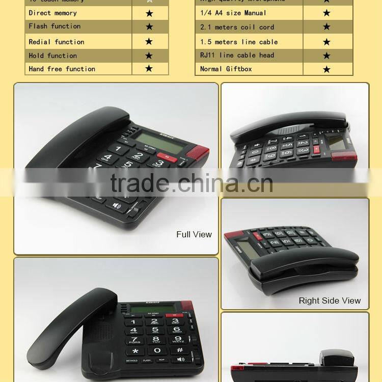 Basic function emergency intercom telephone with speaker