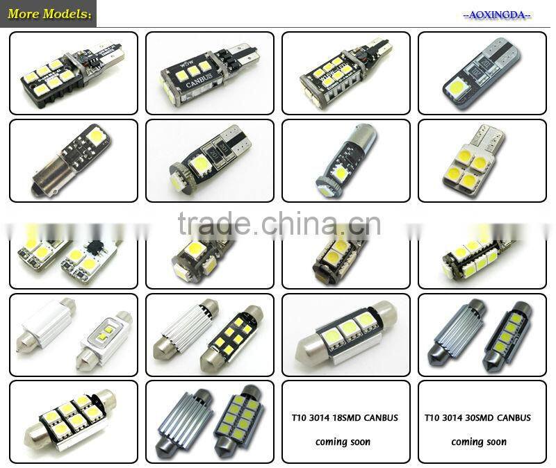 Error free 36mm festoon LED dome light bulb CR XBD10W