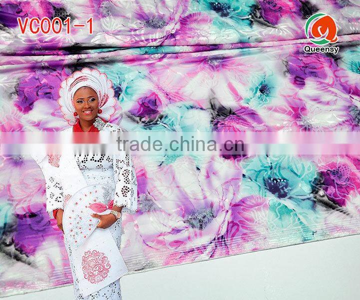 2015 August new coming VC001-1 african velvet lace fabric /velvet lace/velvet lace fabric