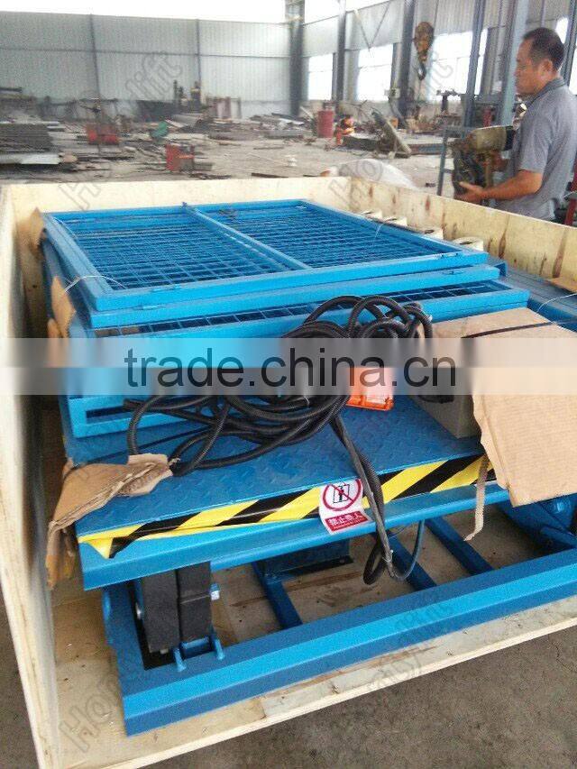 Electric hydraulic scissor lift elevator/Fixed scissor lift platform
