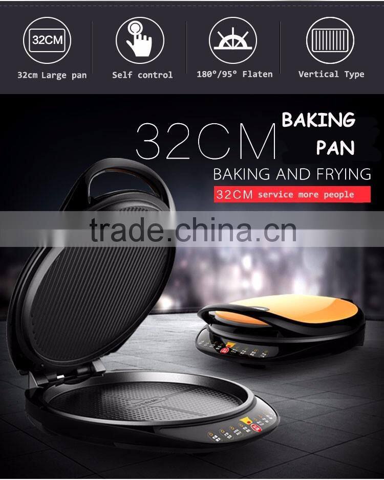 Large orange commercial electric cooking pan LR-A3200