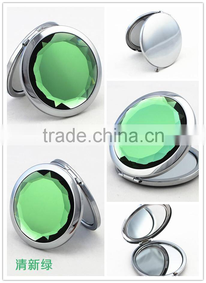 The small metal hand held mirrors wholesale small metal pocket mirror