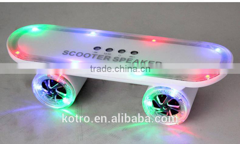 The Newest Hot Selling Scooter Bluetooth Speaker ,Led Speaker ,Scooter Led Light Speaker