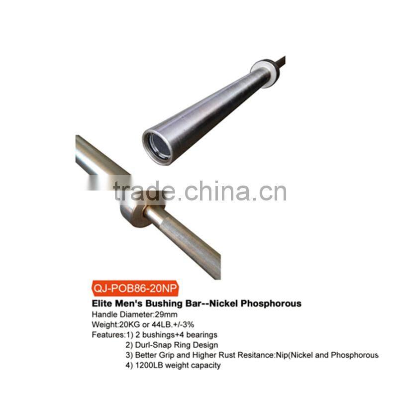 2015 hot sale high quality elite men"s bushing bar-nickel phosphorous