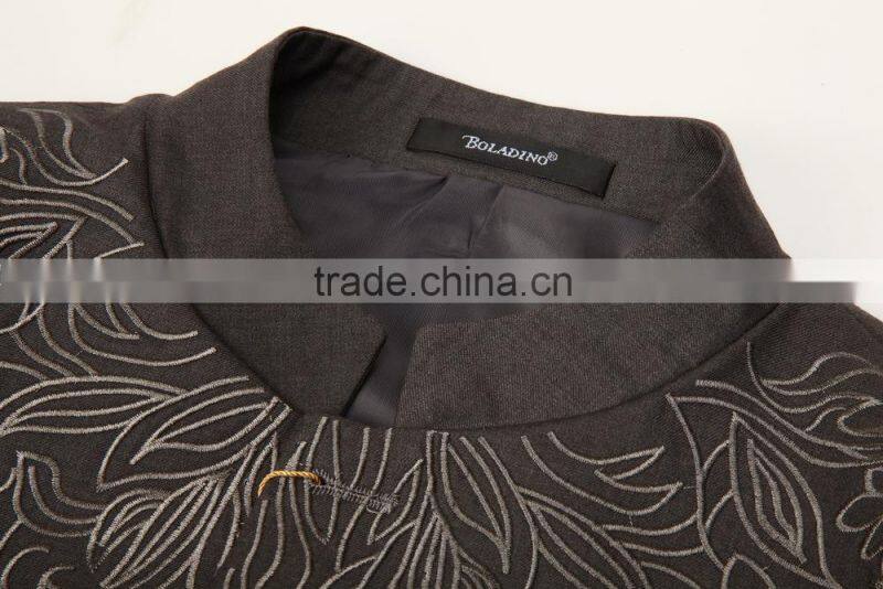 Chinese style men dress wear with standing collar