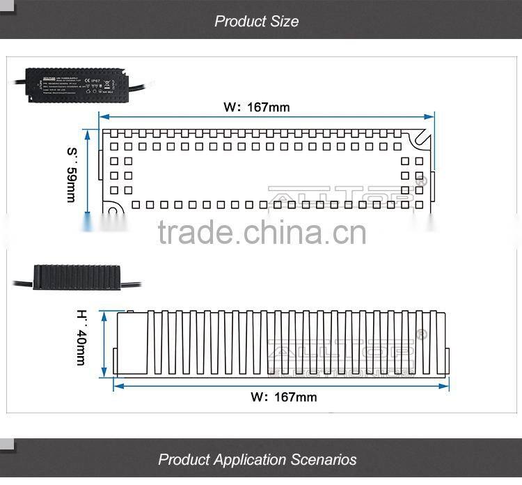 IP66 Waterproof constant current 3000mA 36v 100w led driver