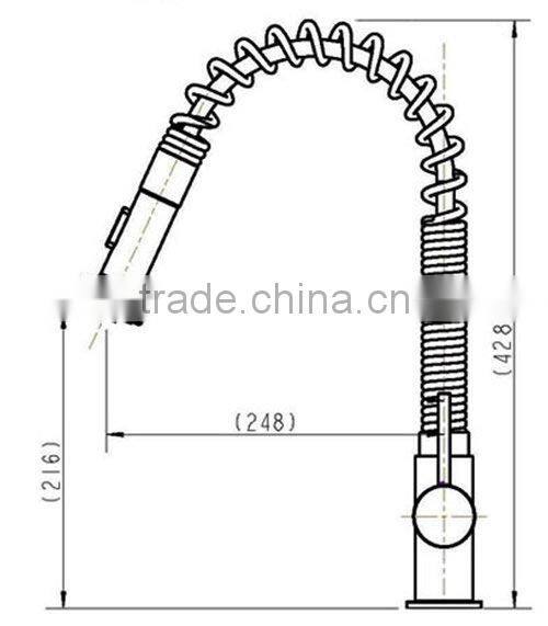 Australian Standard Single Lever Brass Kitchen Faucet