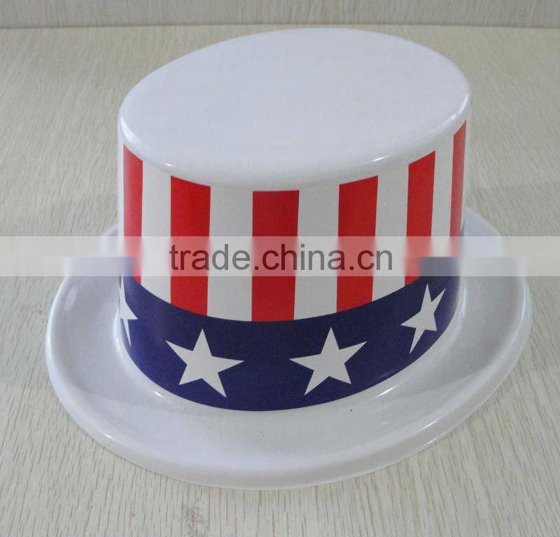 America flag glitter hat