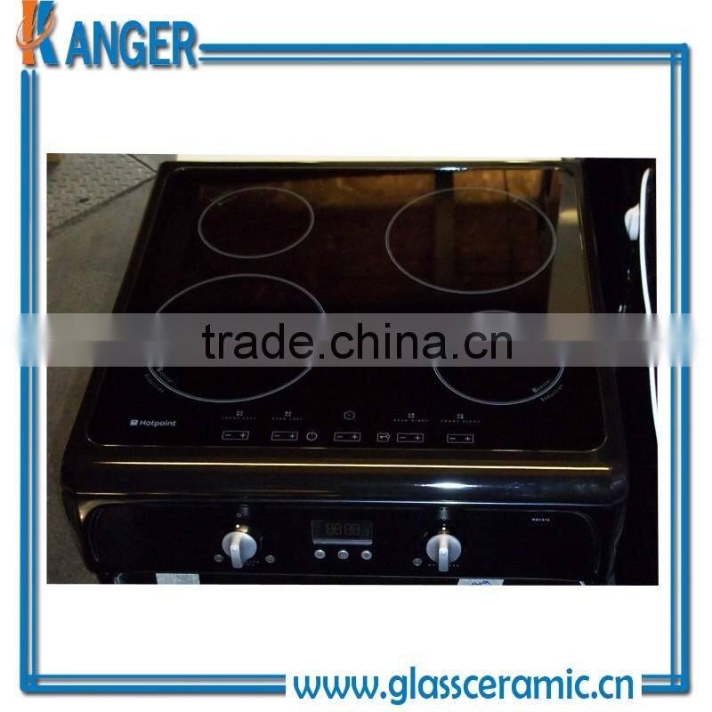 Professional Glass Cooker Top For Flat Crystal Glass Induction